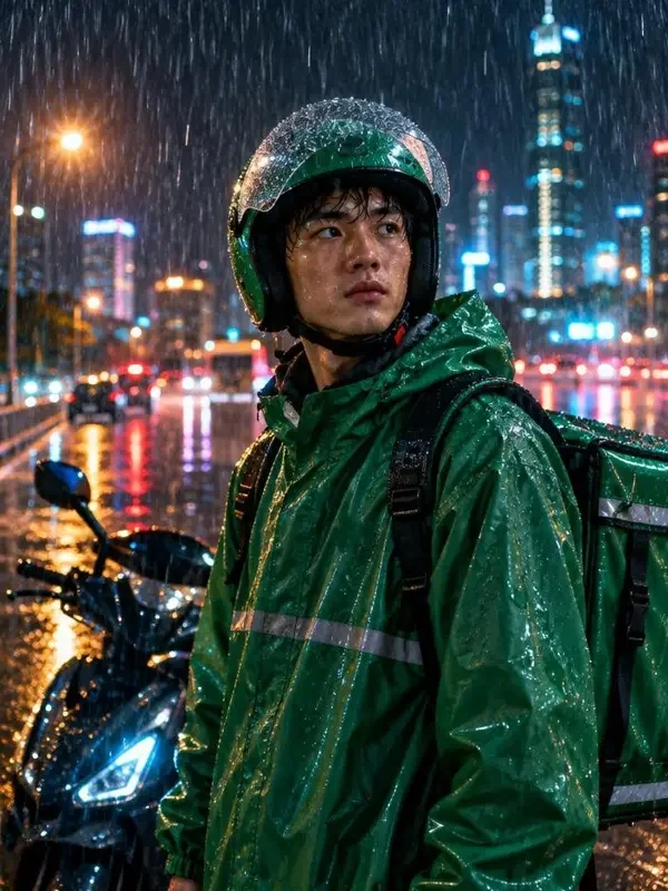 毕业那年的外卖站（都市短剧）封面海报