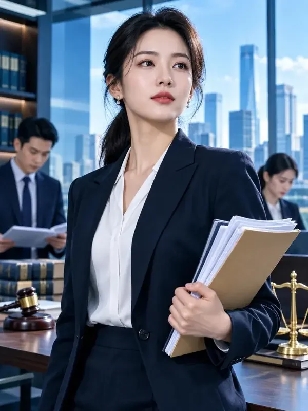 腹黑律师的临时女友主推剧照，甜宠短剧